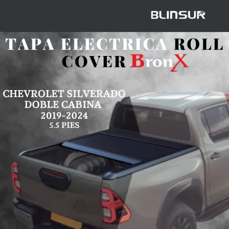 Tapa Cubre Batea Electrica Chevrolet Silverado 2019-2024 Dc - Image 2