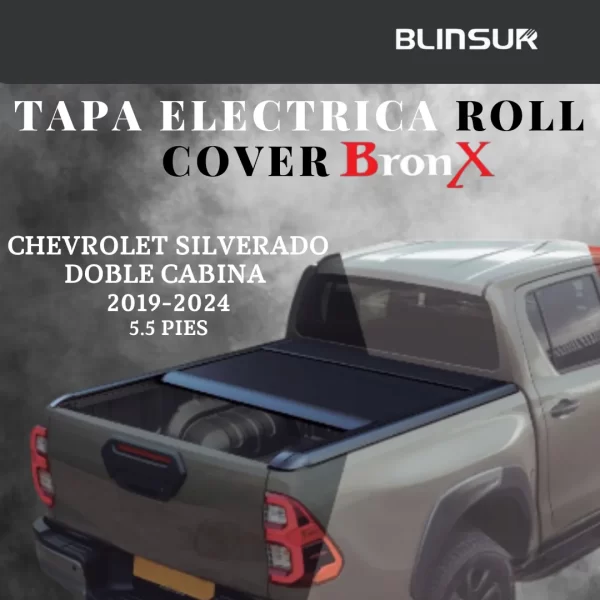 Tapa Cubre Batea Electrica Chevrolet Silverado 2019-2024 Dc