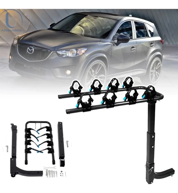 Rack Tirón Portabicicletas P/4 Bicis Para Mazda Cx-5
