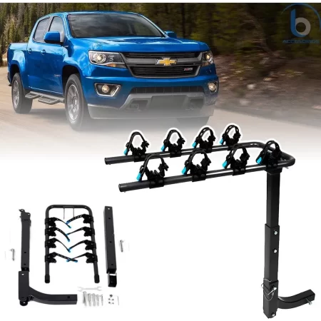 Rack Portabicicleta Tirón P/4 Bicis Para Chevrolet Colorado - Image 2