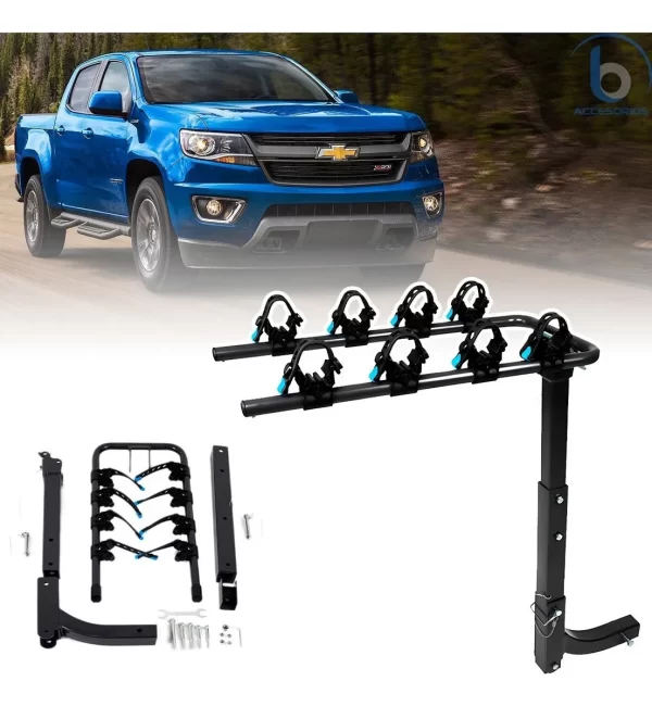 Rack Portabicicleta Tirón P/4 Bicis Para Chevrolet Colorado