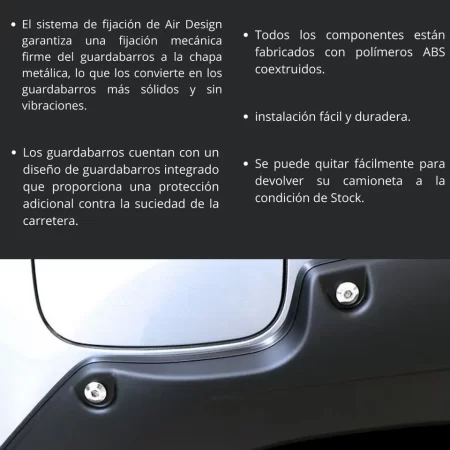 Juego De Cantoneras Toyota Hilux 2017 - 2020 - Image 3