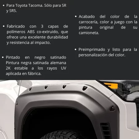 Juego De Cantoneras Toyota Tacoma 2024 - Image 3