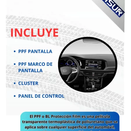 Protección Bl Pantalla, Clúster, Panel Ctl Para Jetta 2024 - Image 3