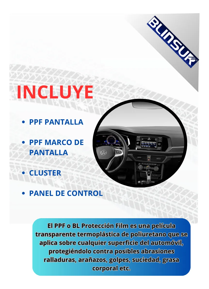 Protección Bl Pantalla, Clúster, Panel Ctl Para Jetta 2024 - Image 3