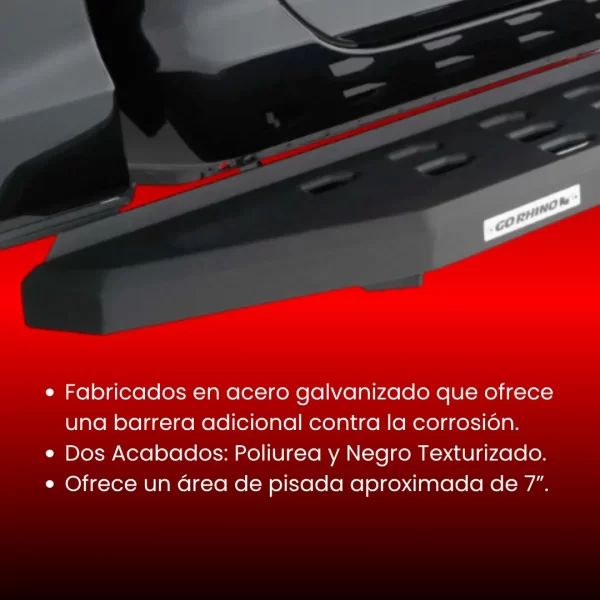 Estribos Rb20 Ngo Text Toyota Tundra 07-21 Doble Cabina