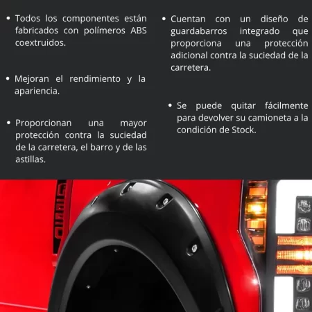 Juego De Cantoneras Ford F-250 2017-2022 - Image 3