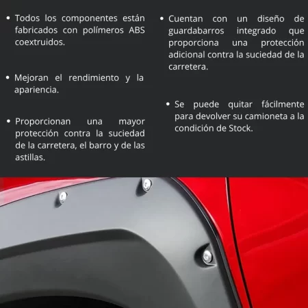 Juego De Cantoneras Caja Corta Chevrolet Silv 1500 2019-2021 - Image 3