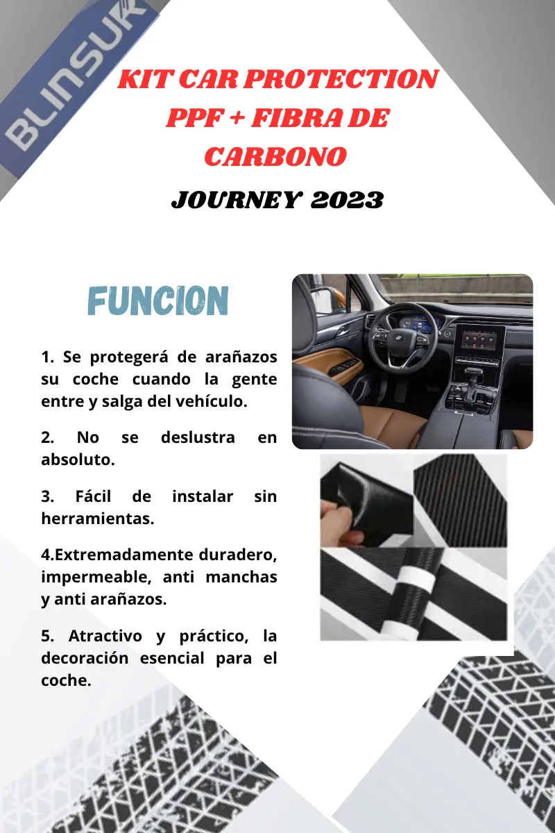 Kit Car Ppf Y Fibra De Carbono Journey 2023 - Image 3