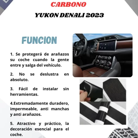 Kit Car Ppf Y Fibra De Carbono Para Yukon Denali 2023 - Image 3