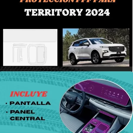 Protección Ppf Pantalla Y Panel Central Para Territory 2024 - Image 3