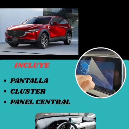 Protección Ppf Pantalla Y Panel Central Para Mazda Cx90 2024 - Image 3