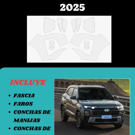 Protector Ppf Exterior Para Honda Creta 2025 - Image 3