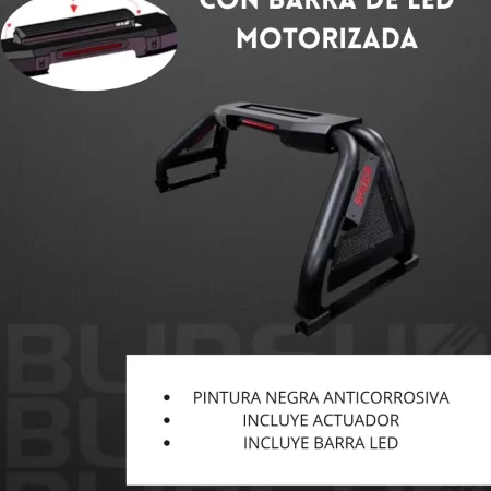 Roll Bar C/ Barra De Led Motorizada Jmc Vigus 2020-2025 - Image 3