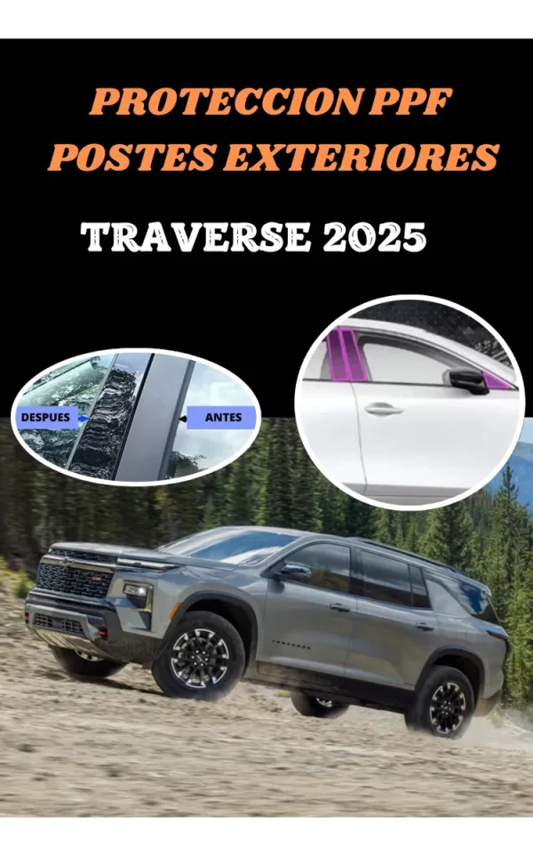 Ppf Transparente Postes Exteriores Para Traverse 2025