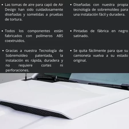 Toma De Aire Para Chev Silverado 1500 2014 - 2015 Airdesign - Image 3