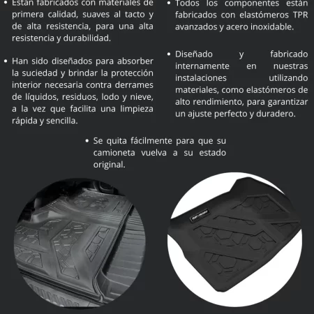 Juego De Tapetes Delanteros Dodge Ram 1500 2019-2024 - Image 3