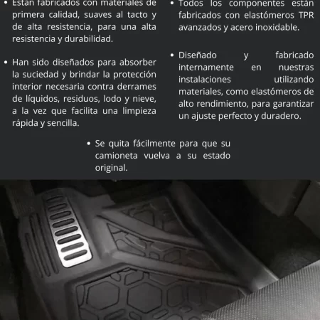 Juego Tapetes Delantero Dodge Ram Classic 1500 2010-2024 - Image 3