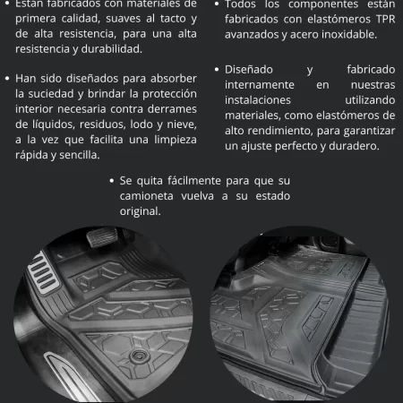 Juego Tapetes Delantero Y Trasero Chev Silverado 2019-2025 - Image 3