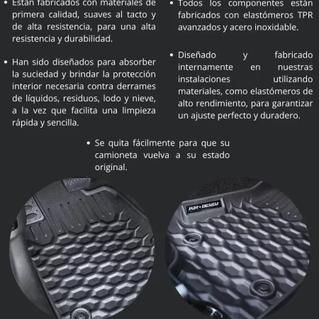 Juego Tapetes Delantero Jeep Wrangler Jl 2018 - 2025 - Image 3