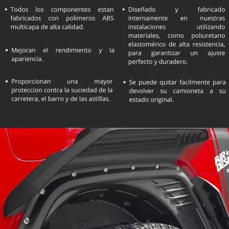 Juego De Cantoneras Racer Jeep Gladiator Jt 19-25 - Image 3