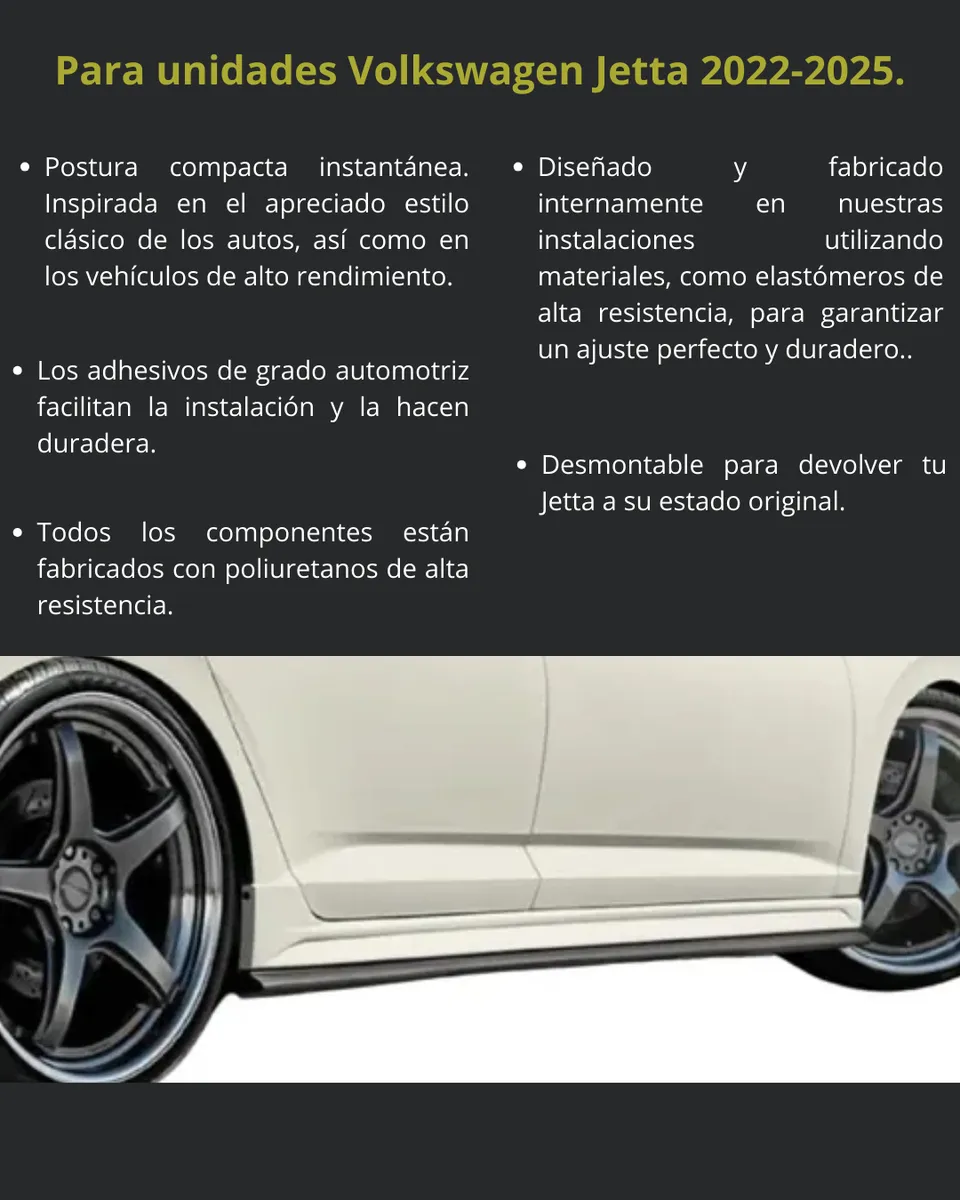 Juego De Estribos Laterales Para Vw Jetta 2022-2025 - Image 3