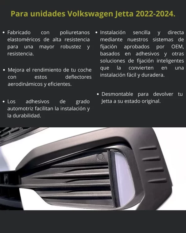 Juego De Difusores Para Vw Jetta 2022-2024