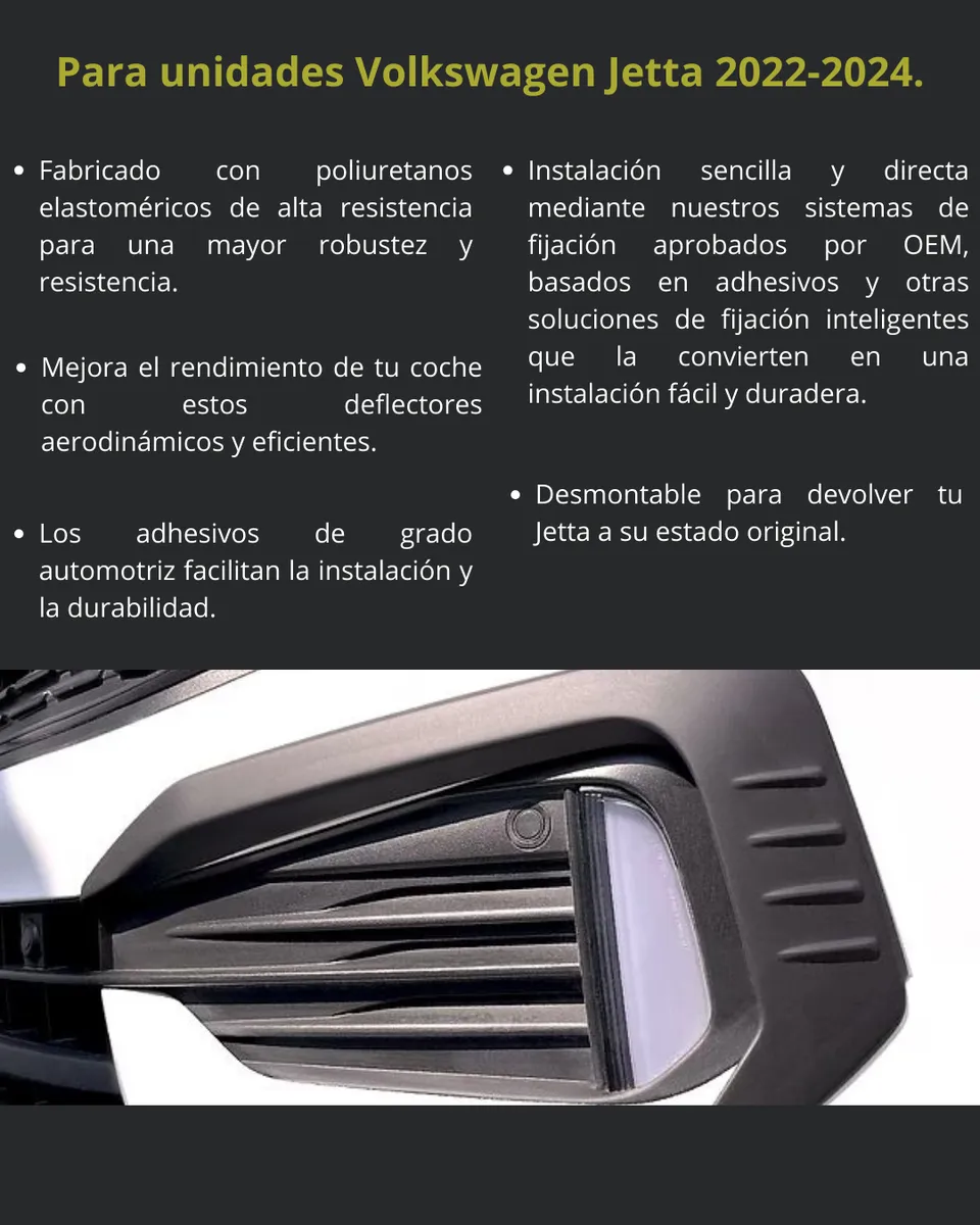 Juego De Difusores Para Vw Jetta 2022-2024 - Image 3
