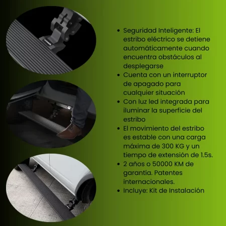 Estribos Electricos Gr Pol Para Bronco 2021-2025 (4 Puertas) - Image 3