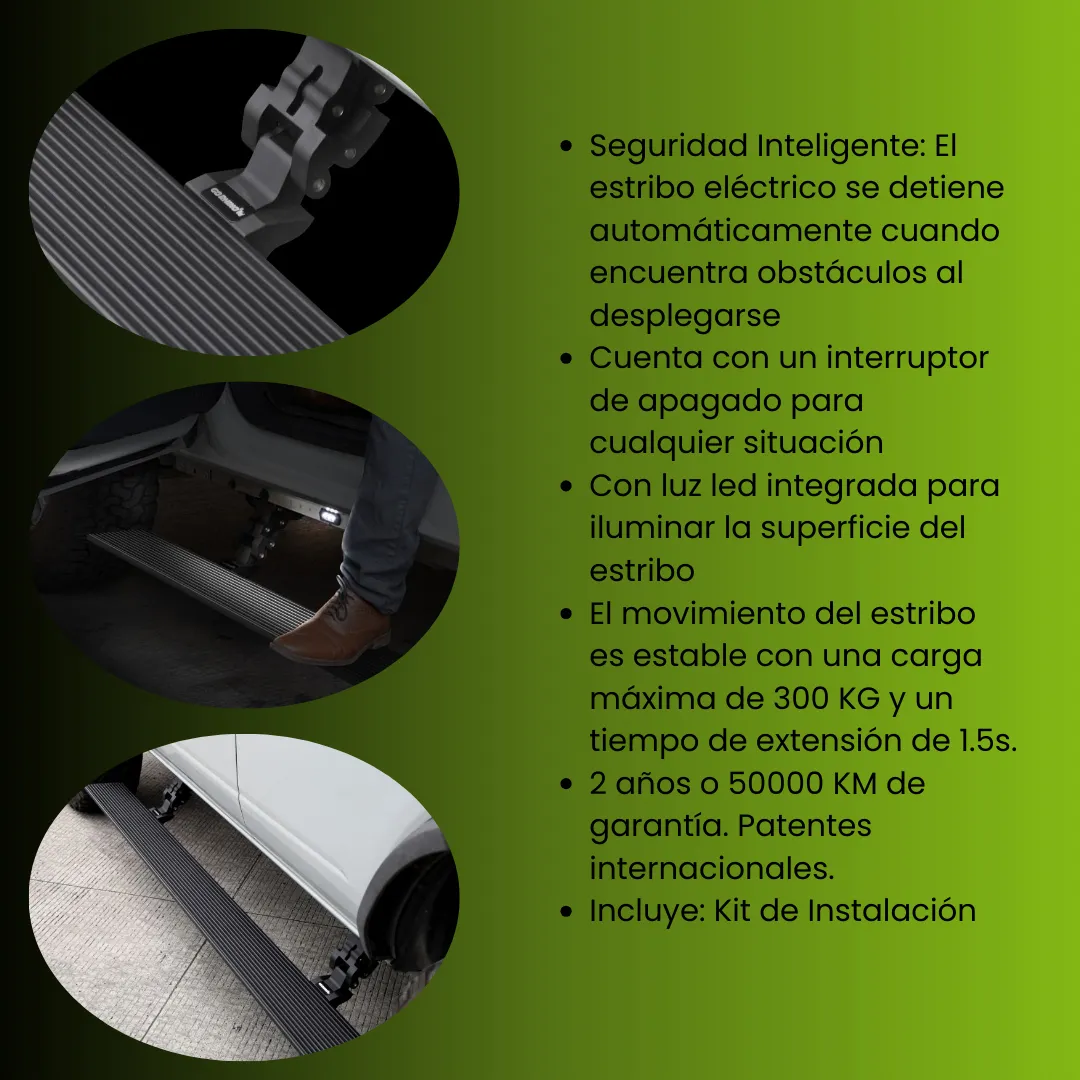 Estribos Electricos Gr Pol Para Bronco 2021-2025 (4 Puertas) - Image 3