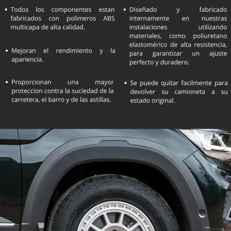 Juego Cantoneras Lisos Volkswagen Atlas 2019 - 2020 - Image 3