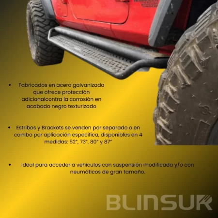 Estribos Dominator D1 Ngo Tex 87 (universal) - Image 3