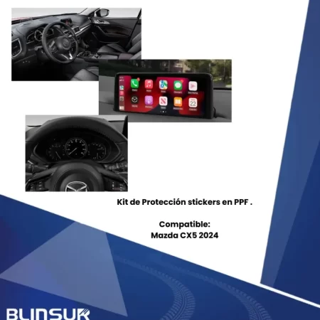 Protección Pantalla Y Clúster Compatible Con Mazda Cx5 2024 - Image 3