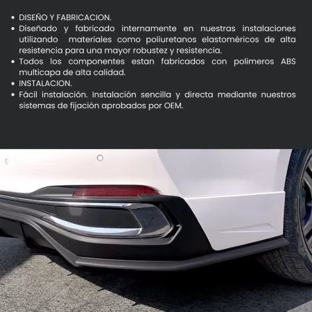 Spoiler Trasero Con Difusor Vw Jetta 2022-2025 - Image 3