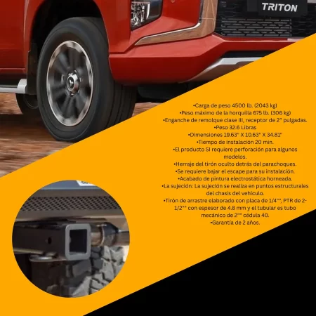 Kit Tiron + Eliminador Ruido P/ Mitsubishi L200 2020 - 2023 - Image 3