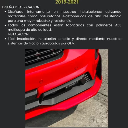 Juego De Cortina De Aire Chevrolet Silverado 1500 2019-2021 - Image 3