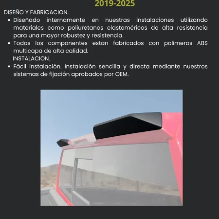 Aleron De Cabina Chev Silverado 1500 2019-2025 - Image 3