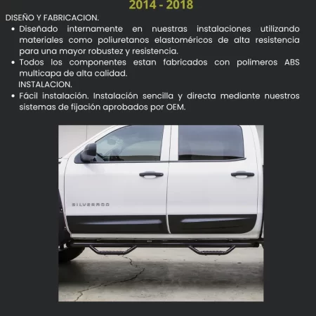 Molduras De Puerta Ancha Airdesign Silverado 1500 2014-2018 - Image 3
