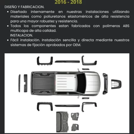 Kit Todoterreno Chev Silverado 1500 Caja Corta 2016 - 2018 - Image 3