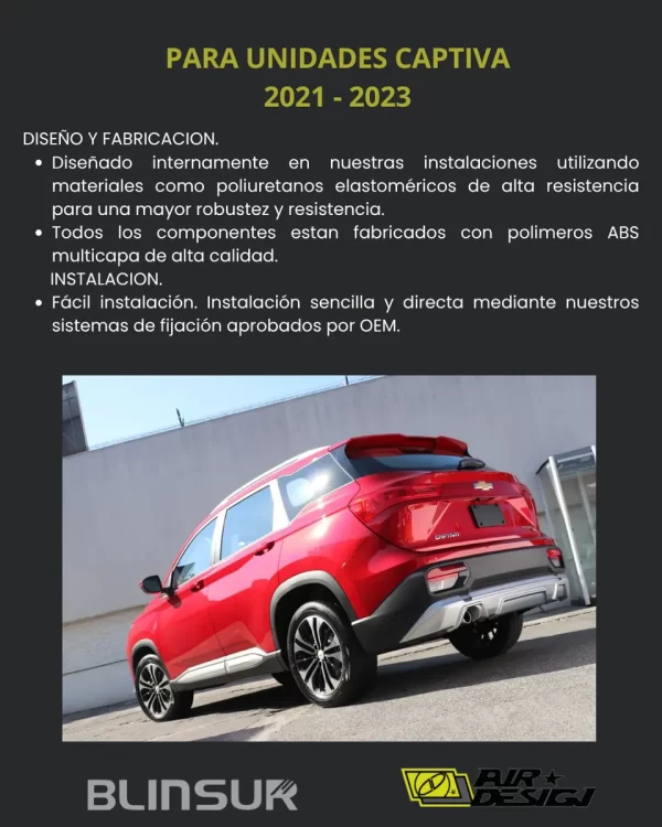 Body Kit Completo Chevrolet Captiva 2021 - 2023