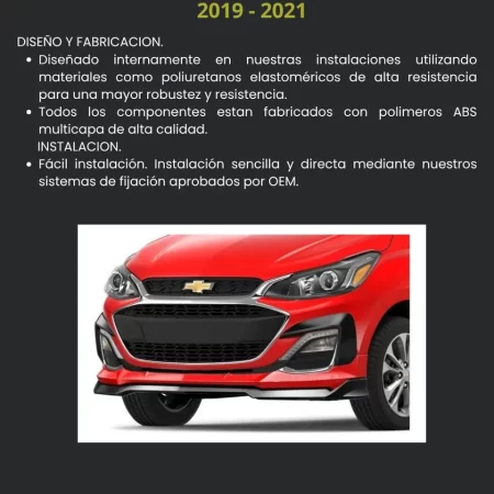 Juego De Cortinas De Aire Chevrolet Spark 2019 - 2021 - Image 3