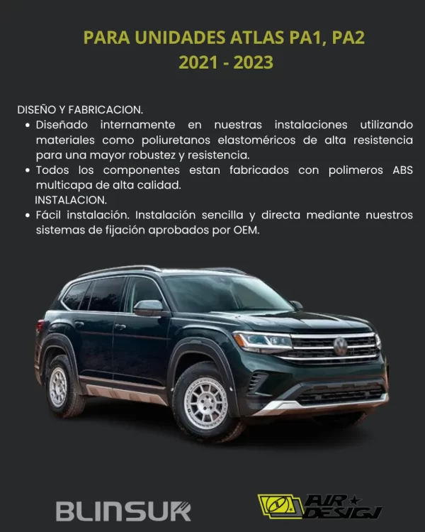 Skid Plate Trasero Atlas Pa1, Pa2 2021 2025