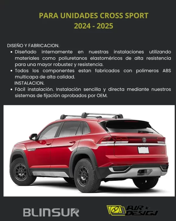 Body Kit Con Skid Plate Air Design Cross Sport 2024  2025
