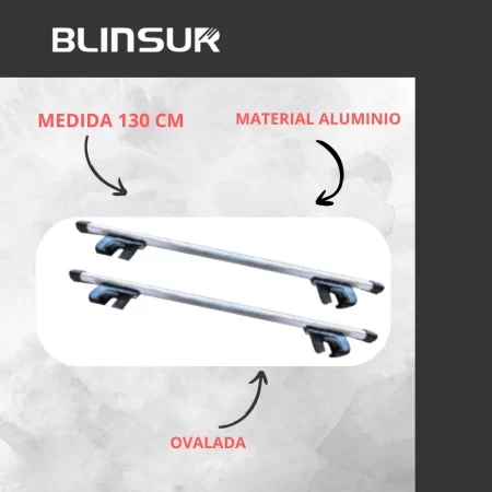 Barra Transversal Ovalada Para Montar Sobre Barras - Image 3