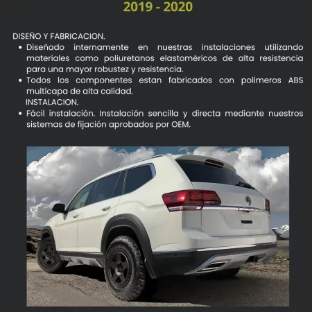 Skid Plate Trasero Vw Atlas Ph1/ Teramont 2019 2020 - Image 3