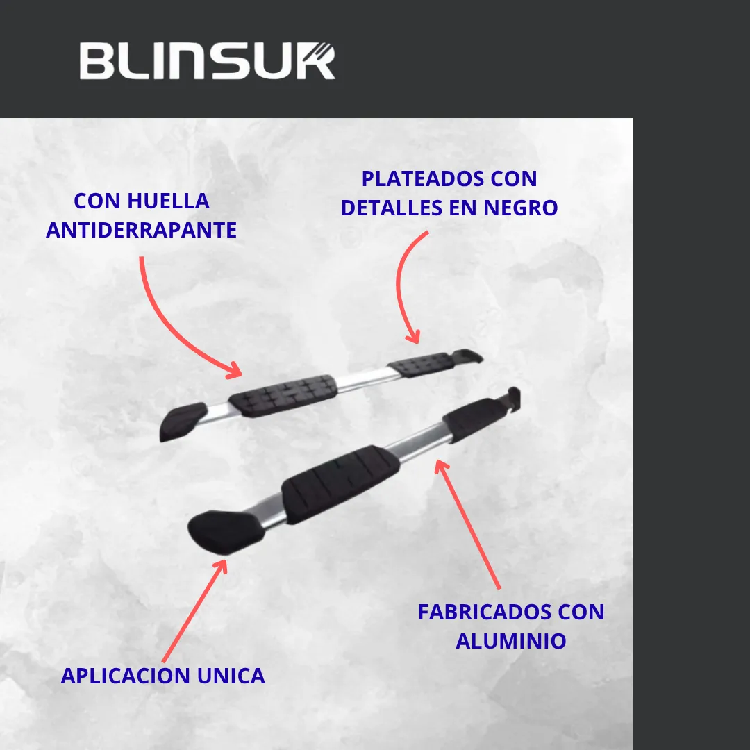 Estribos Cromados Para Toyota Tacoma D Cabina 2015  2025 - Image 3