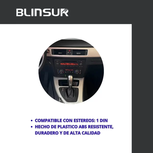 Frente Kit Adaptador Estéreo Bmw Serie 3 2005 2012