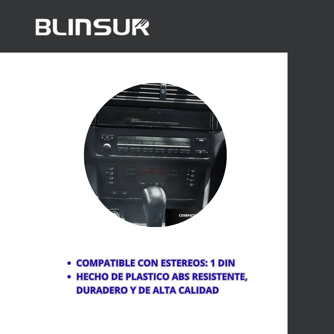 Frente P/ Estéreo Bmw Serie 5 1997-2003 - Image 3