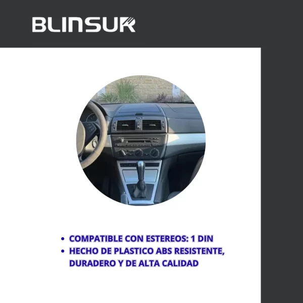 Frente Kit Adaptador Estéreo Bmw X3 2004-2010
