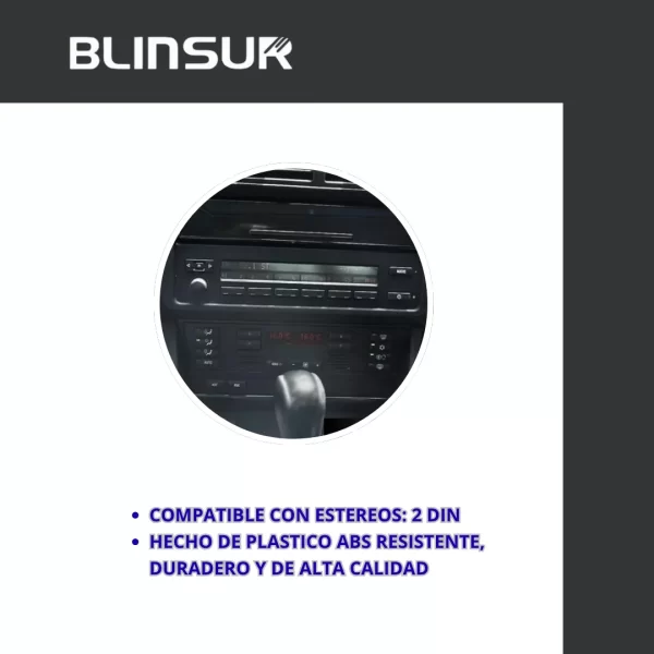 Frente Kit Adaptador Estéreo Bmw Serie 5 1997-2003
